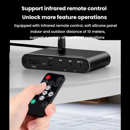 2 In 1 Amplifier AUX Bluetooth 5.4 Audio Adapter - Audio Receiver Transmitter by buy2fix | Online Shopping UK | buy2fix