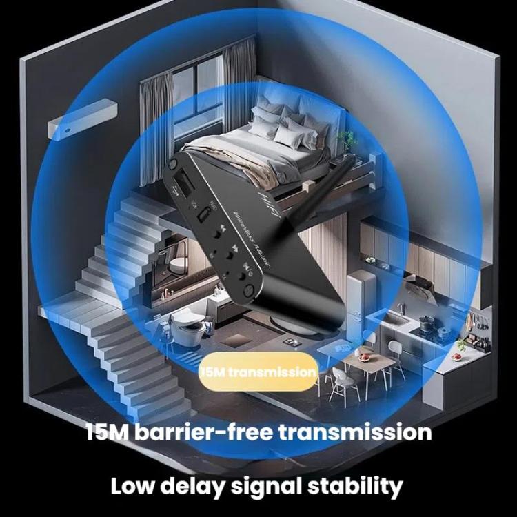 2 In 1 Amplifier AUX Bluetooth 5.4 Audio Adapter - Audio Receiver Transmitter by buy2fix | Online Shopping UK | buy2fix