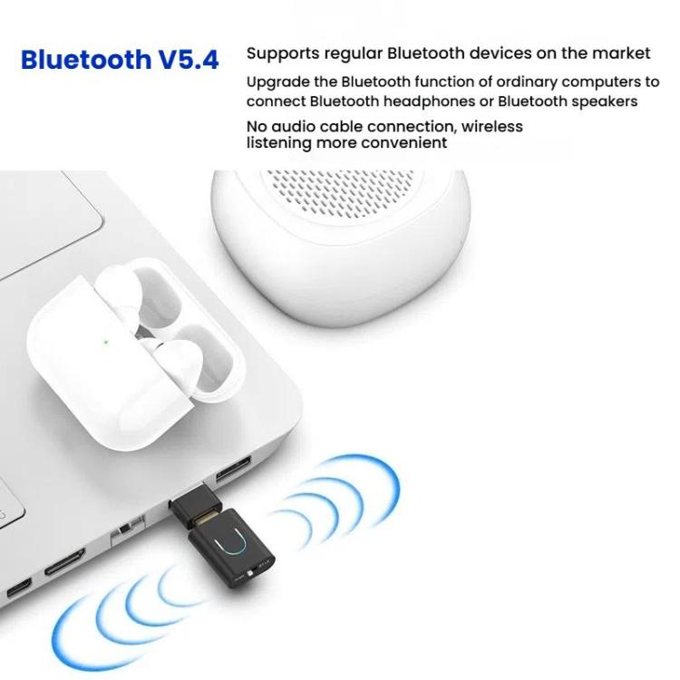 Universal Mobile Phone Computer Type-C Bluetooth Audio Transmitter - Audio Receiver Transmitter by buy2fix | Online Shopping UK | buy2fix