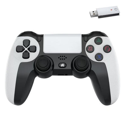 2.4G Dual Motor Dual Vibration 6-Axis Wireless Gamepad For PS4 / PS5 / Android / iOS / PC(White) - Gamepads by buy2fix | Online Shopping UK | buy2fix
