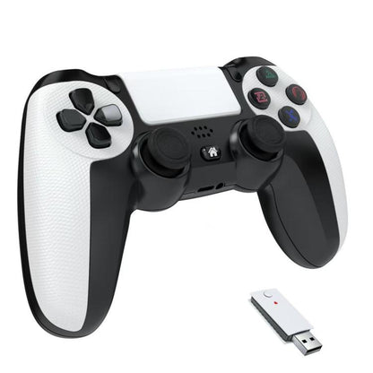 2.4G Dual Motor Dual Vibration 6-Axis Wireless Gamepad For PS4 / PS5 / Android / iOS / PC(White) - Gamepads by buy2fix | Online Shopping UK | buy2fix