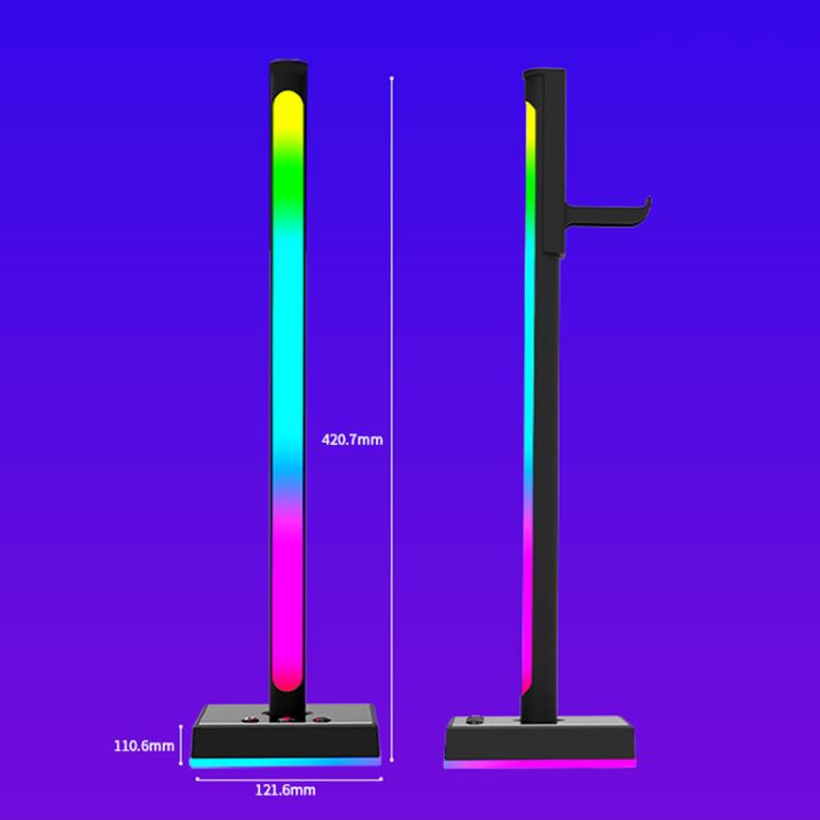 Ajazz ABL190 Pickup Ambient Light Headphone Holder RGB Desktop Ambient Music Lights(Black) - Novelty Lighting by Ajazz | Online Shopping UK | buy2fix