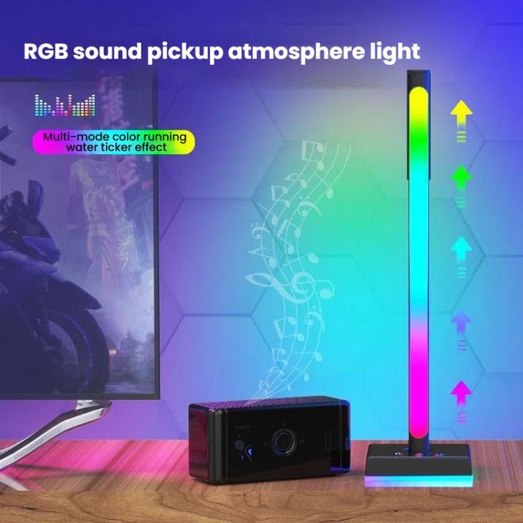 Ajazz ABL190 Pickup Ambient Light Headphone Holder RGB Desktop Ambient Music Lights(Black) - Novelty Lighting by Ajazz | Online Shopping UK | buy2fix