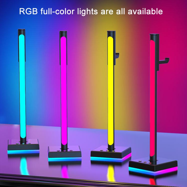 Ajazz ABL190 Pickup Ambient Light Headphone Holder RGB Desktop Ambient Music Lights(White) - Novelty Lighting by Ajazz | Online Shopping UK | buy2fix