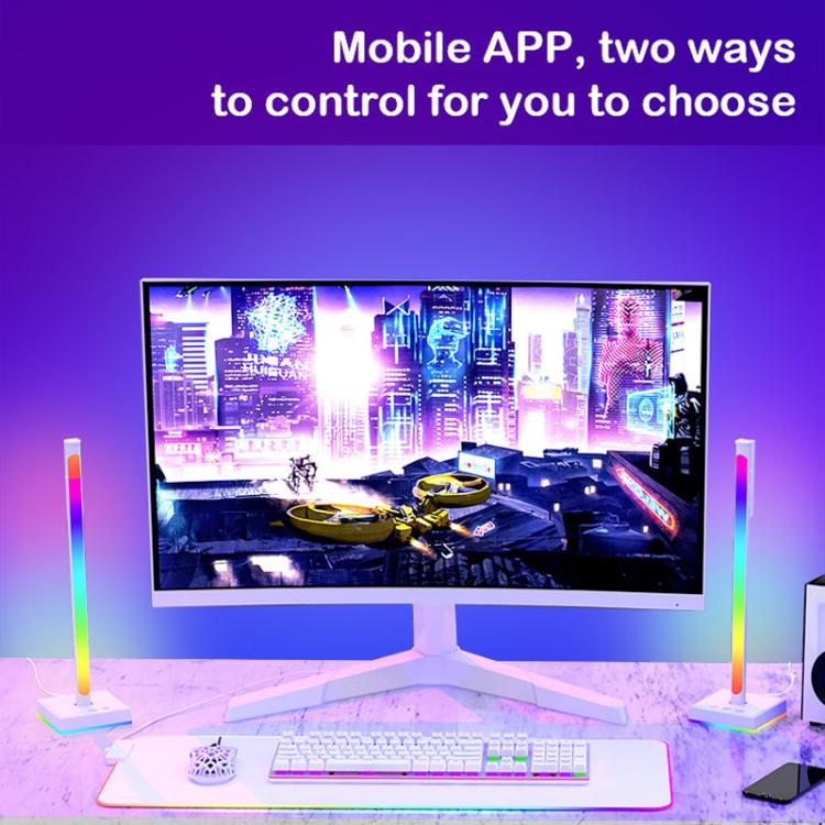 Ajazz ABL190 Pickup Ambient Light Headphone Holder RGB Desktop Ambient Music Lights(Black) - Novelty Lighting by Ajazz | Online Shopping UK | buy2fix