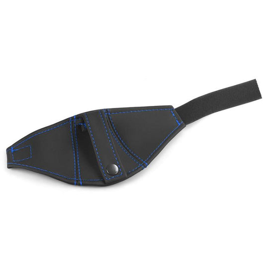 Car Seat Safety Belt Buckle Racing Car Seat Belt Limiter Guard(Leather Blue Line) - Seat Belts & Padding by buy2fix | Online Shopping UK | buy2fix