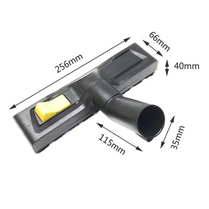 For Karcher WD5 / WD6 Vacuum Cleaner Push Button Floor Cleaning Brush(Gray) - For Karcher Accessories by buy2fix | Online Shopping UK | buy2fix