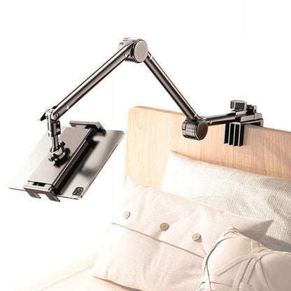 2-section Cantilever Phone Tablet Desk Bedside Stand With Foldable Metal Arm For 4-10.2inch - Lazy Bracket by buy2fix | Online Shopping UK | buy2fix