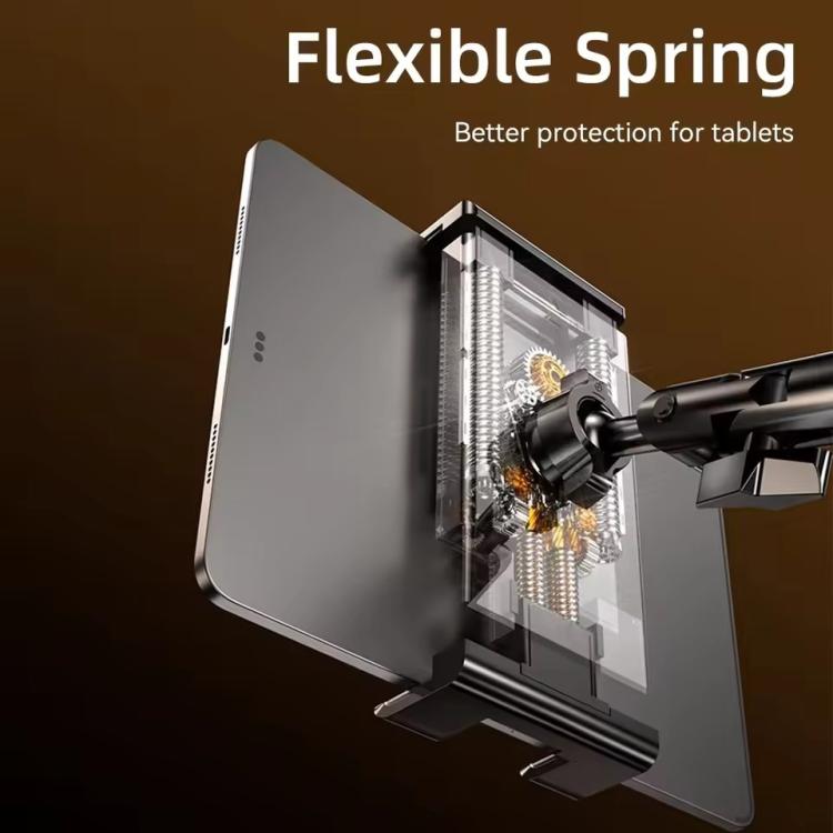 2-section Cantilever Phone Tablet Desk Bedside Stand With Foldable Metal Arm For 4-10.2inch - Lazy Bracket by buy2fix | Online Shopping UK | buy2fix