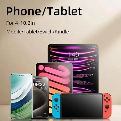 2-section Cantilever Phone Tablet Desk Bedside Stand With Foldable Metal Arm For 4-10.2inch - Lazy Bracket by buy2fix | Online Shopping UK | buy2fix