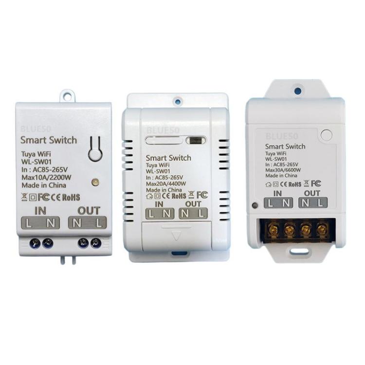 10A  Tuya WiFi Smart Switch Supports Amazon ALEXA/Google HOME Voice Control - Smart Switch by buy2fix | Online Shopping UK | buy2fix