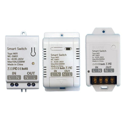 10A  Tuya WiFi Smart Switch Supports Amazon ALEXA/Google HOME Voice Control - Smart Switch by buy2fix | Online Shopping UK | buy2fix