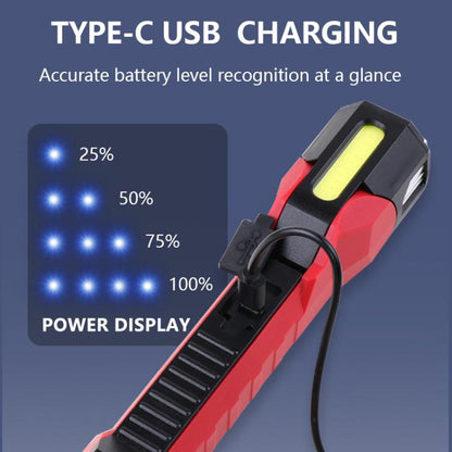 Magnet-Hook COB Rotating Strong Light Emergency Work Light(Gray) - Other Tools by buy2fix | Online Shopping UK | buy2fix