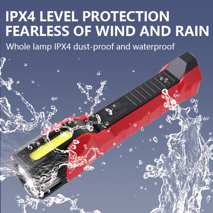 Magnet-Hook COB Rotating Strong Light Emergency Work Light(Gray) - Other Tools by buy2fix | Online Shopping UK | buy2fix