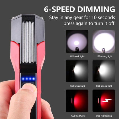 Magnet-Hook COB Rotating Strong Light Emergency Work Light(Gray) - Other Tools by buy2fix | Online Shopping UK | buy2fix