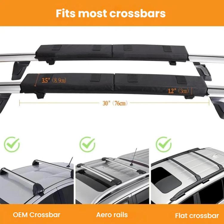 Car Roof Rack Surfboard Cushion - Roof Racks by buy2fix | Online Shopping UK | buy2fix