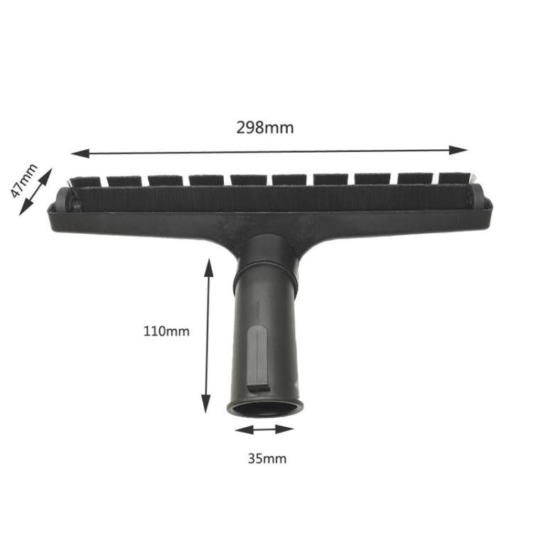 For Karcher NT18 / NT20 / NT30 Vacuum Cleaner Floor Cleaning Brush, Style: Black Brush - For Karcher Accessories by buy2fix | Online Shopping UK | buy2fix