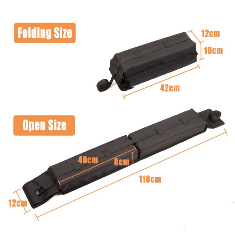 Car Roof Non-slip Luggage Surfboard Strap Soft Rack - Roof Racks by buy2fix | Online Shopping UK | buy2fix