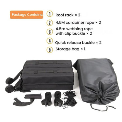 Car Roof Non-slip Luggage Surfboard Strap Soft Rack - Roof Racks by buy2fix | Online Shopping UK | buy2fix
