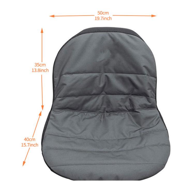 50x35x40cm Tractor Lawn Mower Oxford Cloth Seat Cover(Gray) - Seat Accessories by buy2fix | Online Shopping UK | buy2fix
