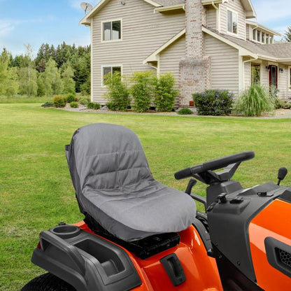 50x35x40cm Tractor Lawn Mower Oxford Cloth Seat Cover(Gray) - Seat Accessories by buy2fix | Online Shopping UK | buy2fix