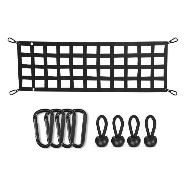 60x18 inch Heavy-Duty Pickup Truck Tailgate Cargo Net - Seat Accessories by buy2fix | Online Shopping UK | buy2fix