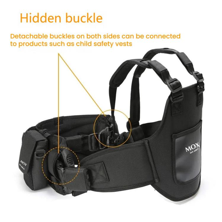 MOXPEER Motorcycle ATV Rear Passenger Safety Belt Handle - Seat Belts & Padding by MOXPEER | Online Shopping UK | buy2fix