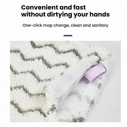 2pcs /Pack Rag Mop Pad for Shark Steam Pocket Mop S3501 S3901 S3550 S3601(White) - For Shark Accessories by buy2fix | Online Shopping UK | buy2fix