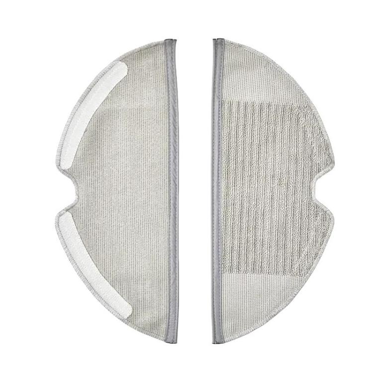 2pcs /Pack Mop Pads For Xiaomi Mijia 1C / 2C / 1T Robot Vacuum Cleaner Accessories(Gray) - For Xiaomi Accessories by buy2fix | Online Shopping UK | buy2fix