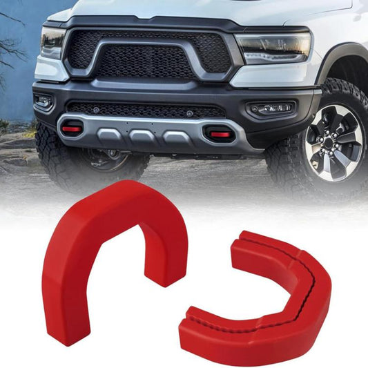 For Dodge RAM 1500 Car Trailer Front Hook Cover(Red) - Towing Bars by buy2fix | Online Shopping UK | buy2fix