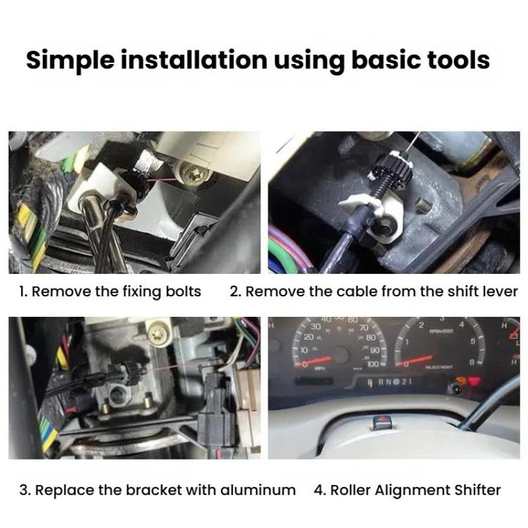 For Ford F150/F250 83244 Transmission Shift Indicator Cable Bracket - Engine Fittings by buy2fix | Online Shopping UK | buy2fix