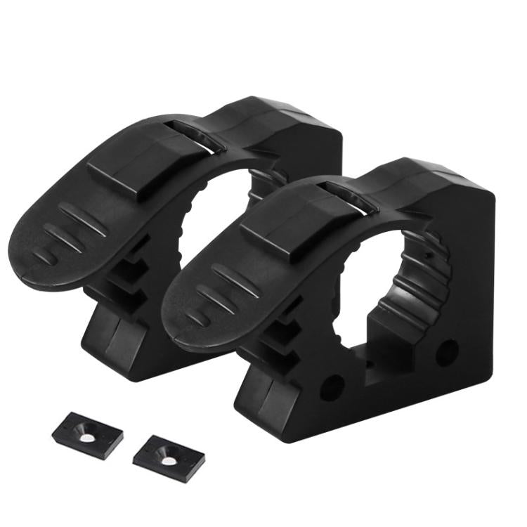 2pcs Outdoor Quick-Release Rubber Clamp Shovel Fixing Clip For Off-road Vehicle Luggage Rack Mounting Buckle(Black) - Marine Accessories & Parts by buy2fix | Online Shopping UK | buy2fix