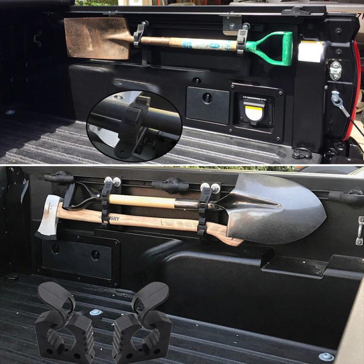 2pcs Outdoor Quick-Release Rubber Clamp Shovel Fixing Clip For Off-road Vehicle Luggage Rack Mounting Buckle(Red) - Marine Accessories & Parts by buy2fix | Online Shopping UK | buy2fix