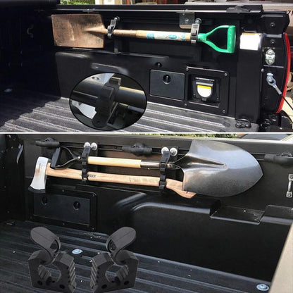 2pcs Outdoor Quick-Release Rubber Clamp Shovel Fixing Clip For Off-road Vehicle Luggage Rack Mounting Buckle(Red) - Marine Accessories & Parts by buy2fix | Online Shopping UK | buy2fix