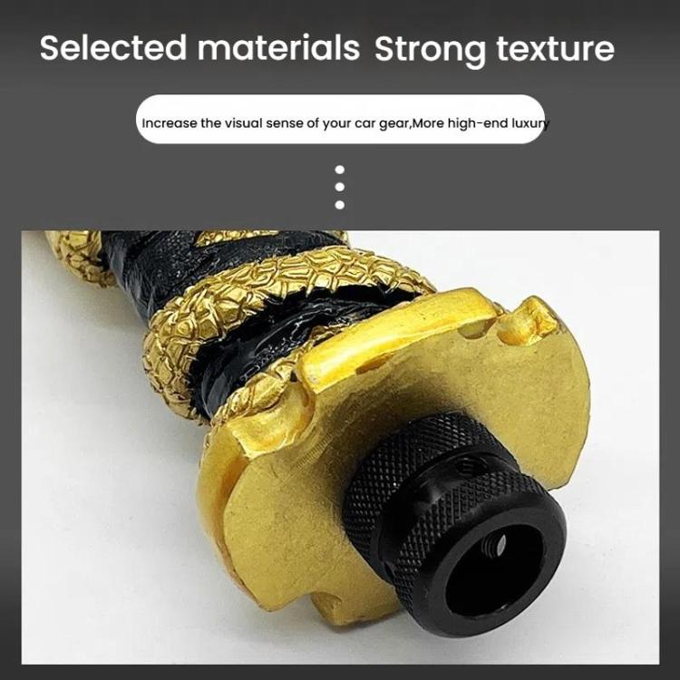 Universal Car Short Cobra Gear Knob Modification(Gold) - Shift Knob by buy2fix | Online Shopping UK | buy2fix