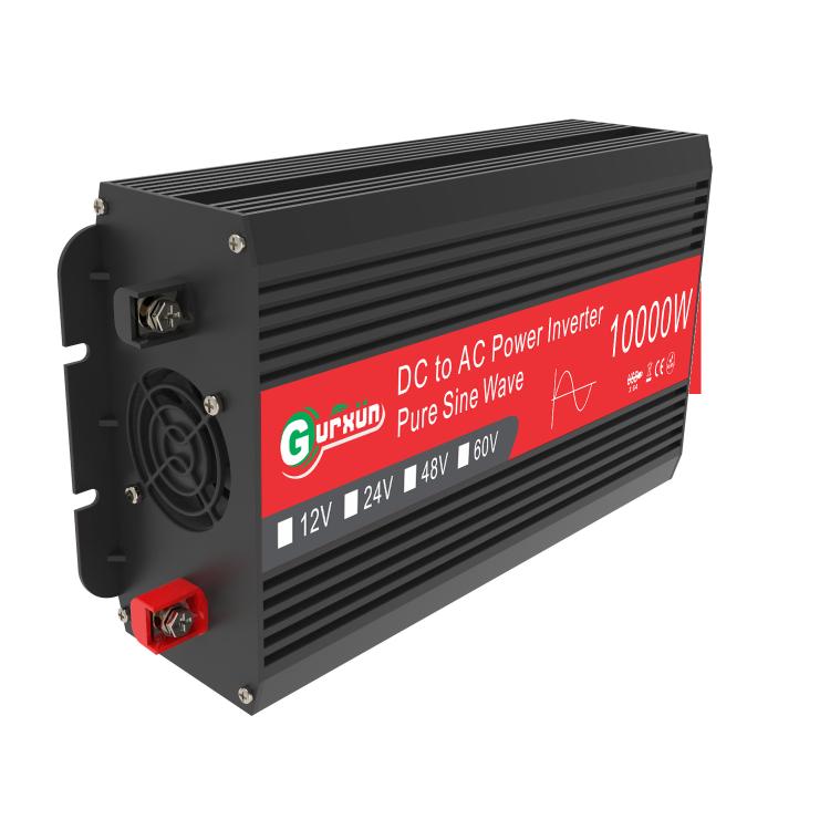 Gurxun 1500W Dual USB Fast Charger Dual Digital Display Pure Sine Wave Inverter, Spec: Brazil Plug 12V To 220V - Pure Sine Wave by Gurxun | Online Shopping UK | buy2fix