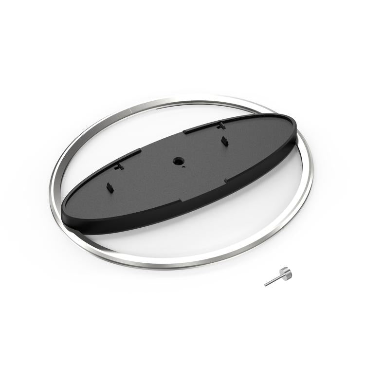 For PS5 / PS5 Slim / PS5 Pro Game Console Desktop Vertical Stand Non-Slip Base(Silver) - Holder by buy2fix | Online Shopping UK | buy2fix