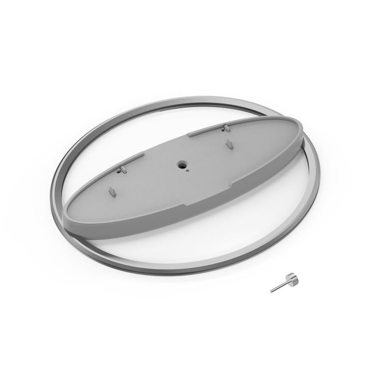 For PS5 / PS5 Slim / PS5 Pro Game Console Desktop Vertical Stand Non-Slip Base(Gray) - Holder by buy2fix | Online Shopping UK | buy2fix