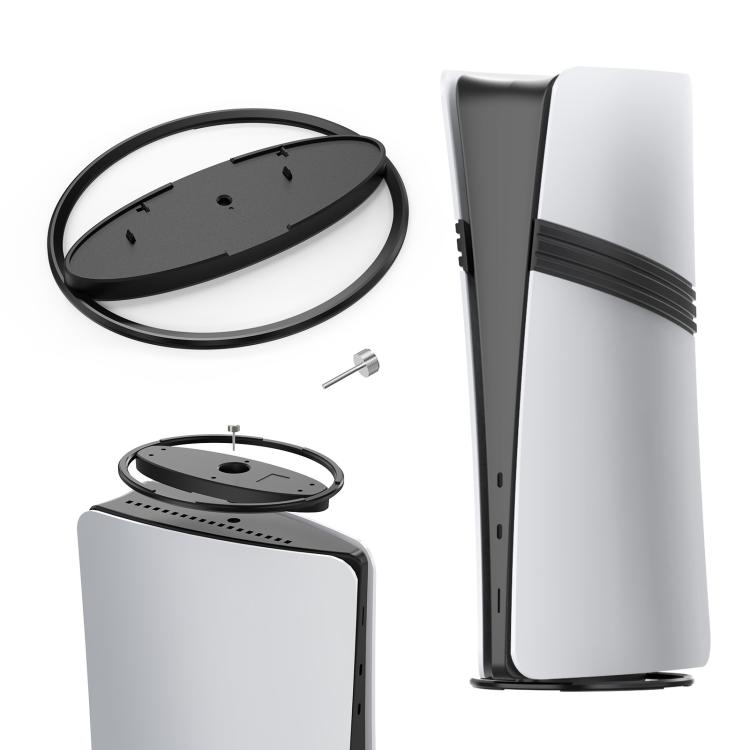 For PS5 / PS5 Slim / PS5 Pro Game Console Desktop Vertical Stand Non-Slip Base(Gray) - Holder by buy2fix | Online Shopping UK | buy2fix