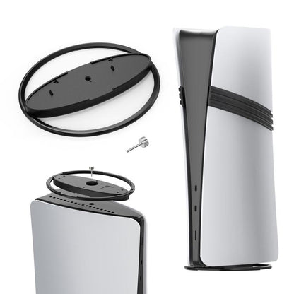 For PS5 / PS5 Slim / PS5 Pro Game Console Desktop Vertical Stand Non-Slip Base(Silver) - Holder by buy2fix | Online Shopping UK | buy2fix