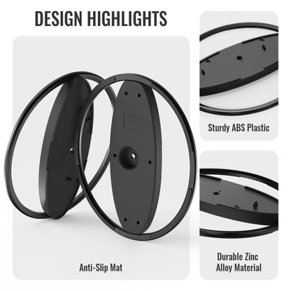 For PS5 / PS5 Slim / PS5 Pro Game Console Desktop Vertical Stand Non-Slip Base(Silver) - Holder by buy2fix | Online Shopping UK | buy2fix