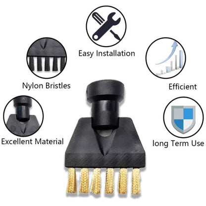 For Karcher SG-42 / SG-44 / SC1-SC5 Steamer Cleaning Small Flat Brush Accessories, Style: Nylon - For Karcher Accessories by buy2fix | Online Shopping UK | buy2fix