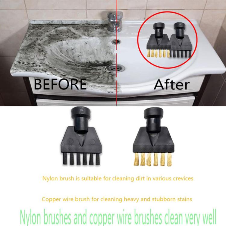 For Karcher SG-42 / SG-44 / SC1-SC5 Steamer Cleaning Small Flat Brush Accessories, Style: Copper - For Karcher Accessories by buy2fix | Online Shopping UK | buy2fix