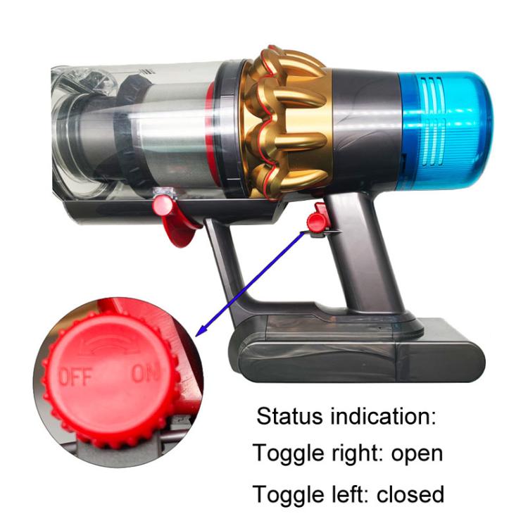 For Dyson V6 / V7 / V8 / V10 / V11 / V15 / V18 / Slim Vacuum Cleaner Switch Latch Holder, Style: Flat Latch - For Dyson Accessories by buy2fix | Online Shopping UK | buy2fix