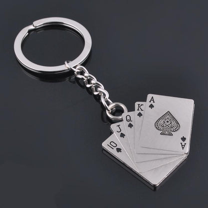 Poker Metal Car Key Chain Pendant - Key Rings by buy2fix | Online Shopping UK | buy2fix