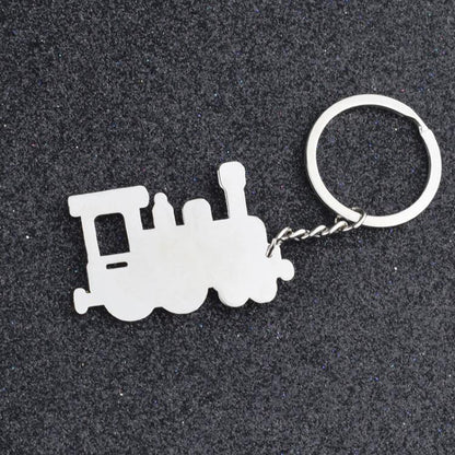 Locomotive Metal Keychain Pendant - Key Rings by buy2fix | Online Shopping UK | buy2fix