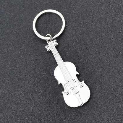 Violin Metal Keychain Pendant - Key Rings by buy2fix | Online Shopping UK | buy2fix