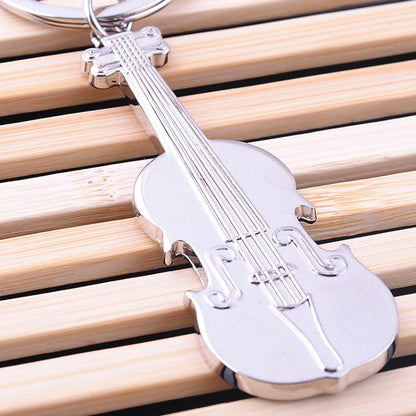 Violin Metal Keychain Pendant - Key Rings by buy2fix | Online Shopping UK | buy2fix