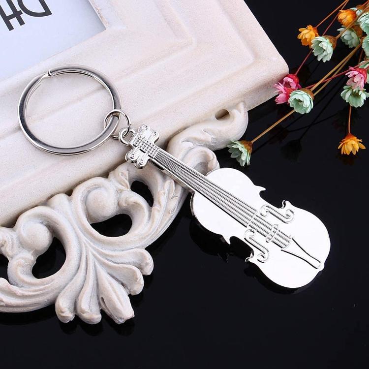 Violin Metal Keychain Pendant - Key Rings by buy2fix | Online Shopping UK | buy2fix