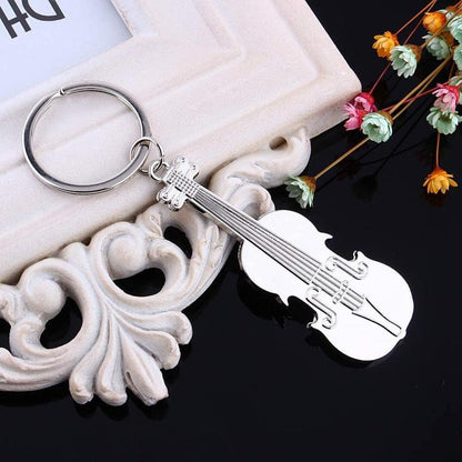Violin Metal Keychain Pendant - Key Rings by buy2fix | Online Shopping UK | buy2fix